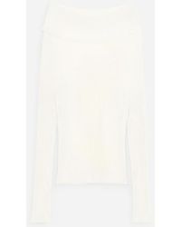 ARKET - Rib Roll-Neck Top - Lyst