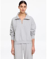 ARKET - Half-Zip Terry Sweatshirt - Lyst