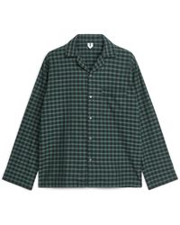 ARKET - Flannel Pyjama Shirt - Lyst