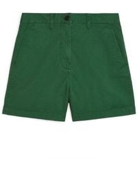 ARKET Twill Chino Shorts - Green