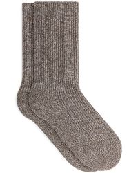ARKET - Cotton Rib Socks - Lyst
