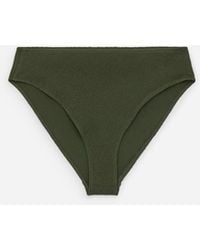 ARKET - Mid Waist Crinkle Bikini Bottom - Lyst