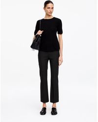 ARKET - Linen-Cotton Kick-Flare Trousers - Lyst