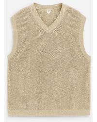 ARKET - Cotton Linen Vest - Lyst