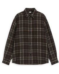 ARKET - Relaxed Wool-blend Shirt - Lyst