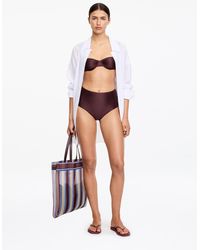 ARKET - Shiny Bikini Top - Lyst