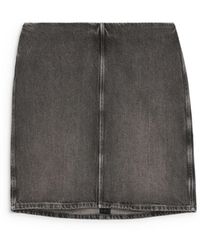 ARKET - Short Denim Skirt - Lyst