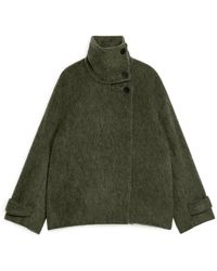 ARKET - Fuzzy Wool-blend Jacket - Lyst
