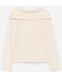 ARKET - Draped Neck Top - Lyst