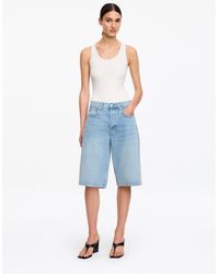 ARKET - Long Denim Shorts - Lyst
