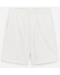 ARKET - Relaxed Cotton Linen Shorts - Lyst