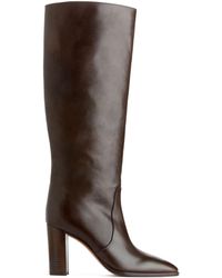 ARKET - Knee-high Leather Boots - Lyst