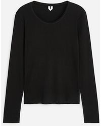ARKET - Rib Cotton Top - Lyst