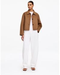 ARKET - Doublé Wool-Blend Overshirt - Lyst