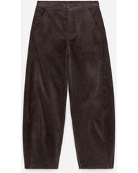 ARKET - Barrel-Leg Corduroy Trousers - Lyst