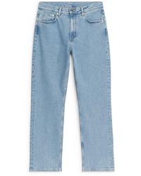 ARKET - Jade Cropped Slim Stretch Jeans - Lyst