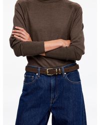 ARKET - Suede Belt - Lyst