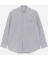 ARKET - Relaxed Seersucker Shirt - Lyst