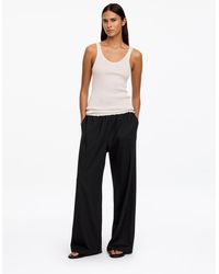 ARKET - Wool-Blend Flannel Trousers - Lyst