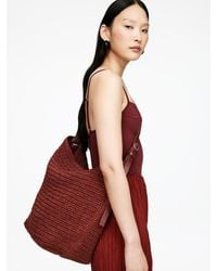 ARKET - Gefütterte Strohtasche - Lyst