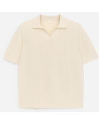 ARKET - Textured Polo Shirt - Lyst