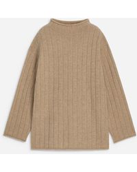 ARKET - Rippstrickpullover Aus Kaschmir Und Wolle - Lyst