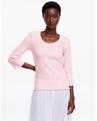ARKET - Pointelle-Knitted Top - Lyst