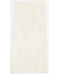 ARKET - Rib-Knit Wool Skirt - Lyst