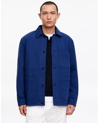 ARKET - Overdyed Twill Overshirt - Lyst