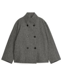 ARKET - Shawl-collar Wool Jacket - Lyst