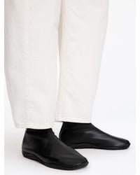 ARKET - Sportlicher Sock Boot Aus Leder - Lyst