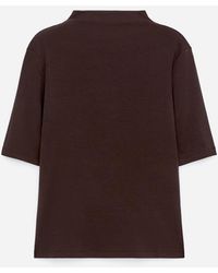 ARKET - Rib Mock-Neck Top - Lyst