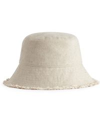 ARKET - Linen Blend Bucket Hat - Lyst