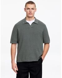 ARKET - Cotton Linen Polo Shirt - Lyst