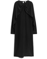 ARKET - Bow-detail Silk Dress - Lyst