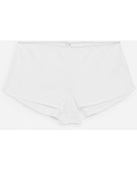 ARKET - Sheer Cotton Mini Shorts - Lyst