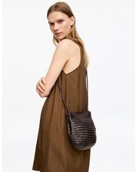 ARKET - Crossbody Leather Tote Bag - Lyst