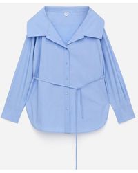 ARKET - Wide-Collar Blouse - Lyst