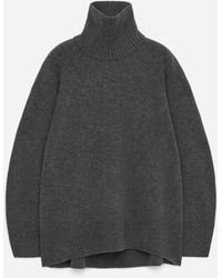ARKET - Pure Cashmere Roll-Neck Jumper - Lyst