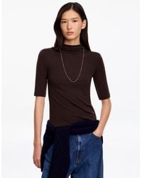 ARKET - Mock-Neck Lyocell Top - Lyst