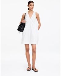 ARKET - Gathered V-Neck Dress - Lyst