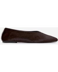 ARKET - Leather Ballerinas - Lyst