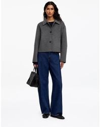 ARKET - Doublé Wool-Blend Overshirt - Lyst