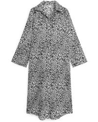 ARKET - Linen Shirt Dress - Lyst