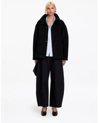 ARKET - Short Wool-Blend Duffle Jacket - Lyst