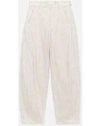 ARKET - Barrel-Leg Corduroy Trousers - Lyst