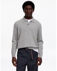 ARKET - Pure Cashmere Knitted Polo Shirt - Lyst