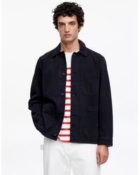 ARKET - Overdyed Twill Overshirt - Lyst