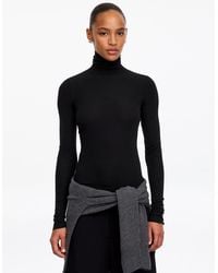 ARKET - Roll-Neck Cotton Top - Lyst