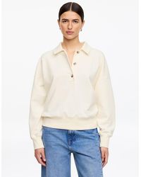 ARKET - French Terry Polo Sweatshirt - Lyst